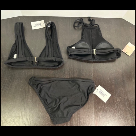 Andie Swim 3pcBikini The Last Splash Nantucket & Monaco Tops, La Playa Bottom XS - Picture 9 of 16